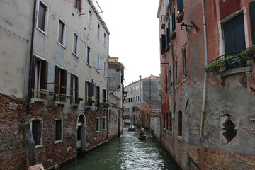Fototapeta na wymiar waterways of the gondolas of Venice, Italy