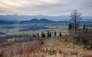 Góry Kaczawskie - widoki z Różanki (Radomierz)
