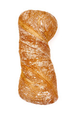 Ciabatta bread, isolated on white background. High resolution image.