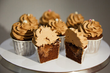 chocolate cake with nuts