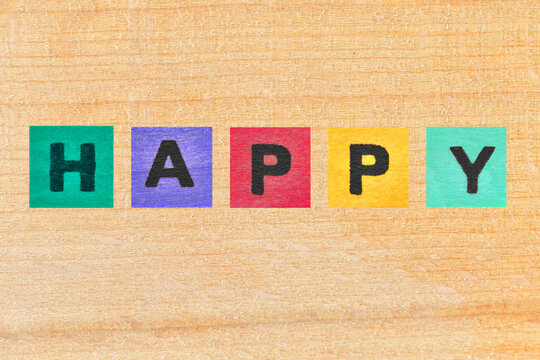 Happy Test Holzbrett Textbausteine