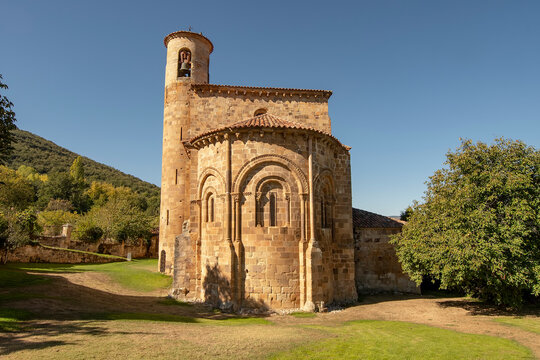 Romanic Church of San Martin de Elines.