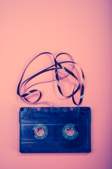 Vintage audio cassette.