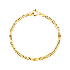 gold jewellery. Gold chain necklace isolated