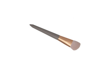 Makeup brush isolated on white. Professional maleup tool