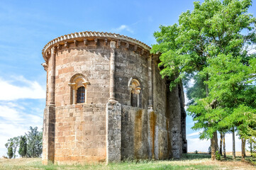 Fototapeta premium Padilla de Abajo (Burgos). Ermita de Nuesta Señora del Torreón. Padilla de Abajo, Burgos, Castile, Leon, Spain, Europe.