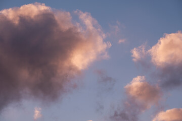 Detail of Dramatic Sunset Clouds