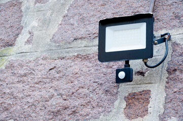 Security light and PIR for automatic operation
