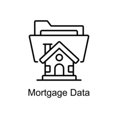 Mortgage Data Vector line icons for your digital or print projects.