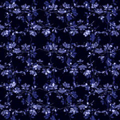 Obraz na płótnie Canvas Seamless pattern for materials, wallpapers, bedding fabrics. For use in graphics. The tiles can be combined with each other. The trendy purple color of 2022.