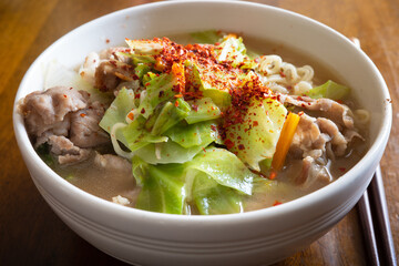 とても美味しい日本の即席ラーメン