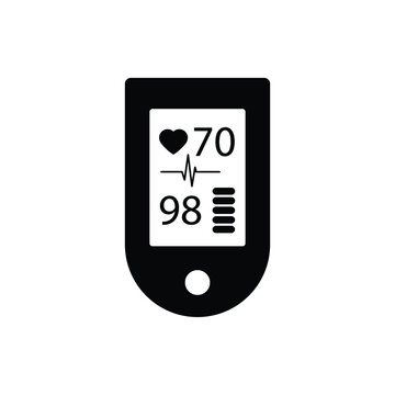 Pulse Oximeter - Vector Icon 