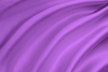 シルクのドレープ　紫
