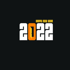 happy new year 2022 logo
