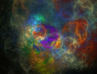 Imaginatory fractal abstract background Image