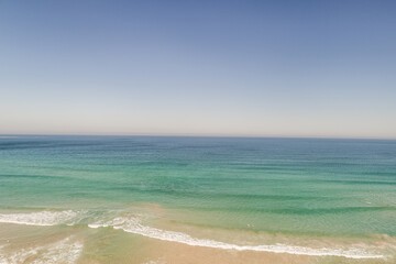 Long Exposure Drone Photo of Cronulla Beach Horizon