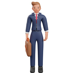 businessman with a briefcase