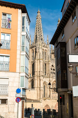 The Cathedral of Saint Mary of Burgos. UNESCO world heritage in Spain