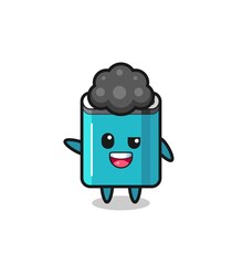 power bank character as the afro boy