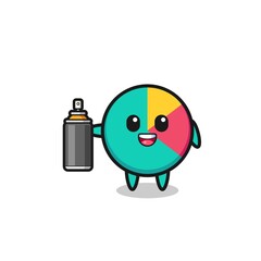 the cute chart as a graffiti bomber