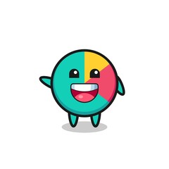 happy chart cute mascot character