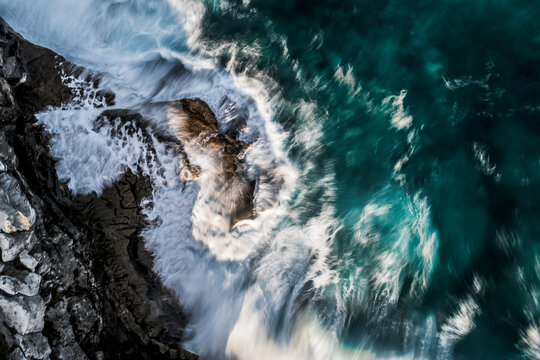 Long Exposure Drone Photo of Tamarama Beach