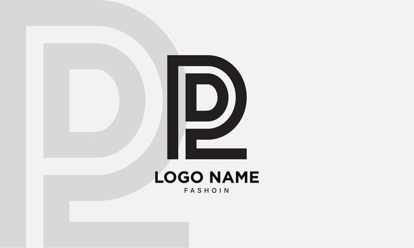 DP logo letter, DPL monogram logo, initials letter logo design.