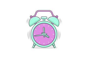 alarm clock vector illustration