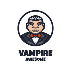 Illustration vector graphic of Vampire, good for logo design