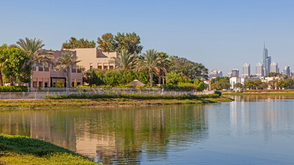 Fototapeta na wymiar Residential Villas in Dubai