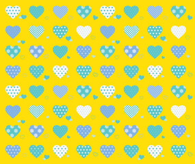 ロマンティックなハートの背景画像