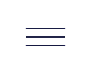 Menu flat icon. Thin line signs for design logo, visit card, etc. Single high-quality outline symbol for web design or mobile app. Siign outline pictogram.