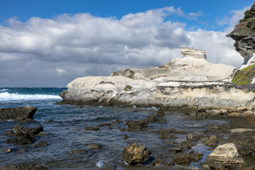 Beautiful landscape at Kapurpurawan Rock Formation
