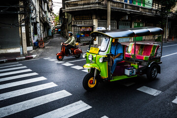 cars on the street