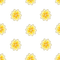 beautiful abstract yellow flowers background vector decorative seamless tropical floral pattern fashionable. Floral background. Exotic tropics. Summer design. wallpaper decorative. prints texture