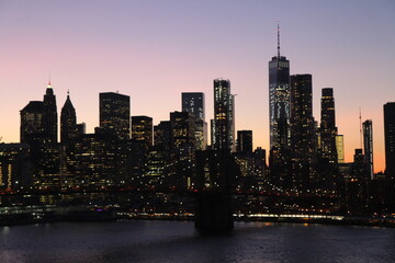 New York at Night in 2017, Brookling Bridge