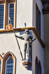 Europe Allemagne Treves trier statue soldat croisade