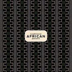 Traditional African pattern