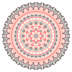 Hand drawn Mandala. Vintage decorative elements