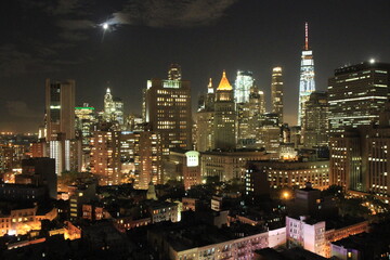 New York at night in 2017, Brooklin Bridge