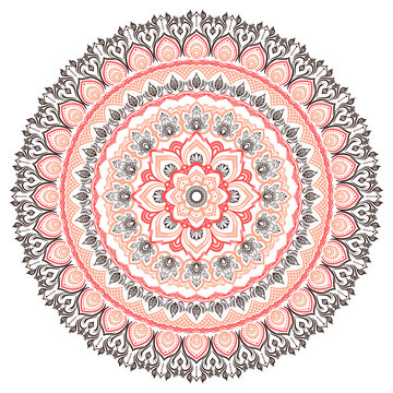 Hand drawn Mandala. Vintage decorative elements