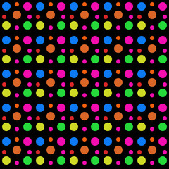 Colorful circle seamless pattern