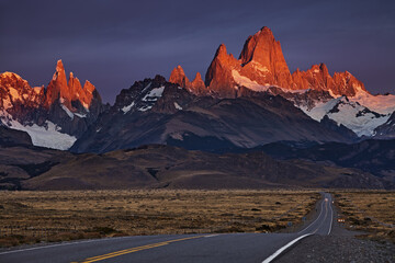 Mount Fitz Roy at sunrise, Patagonia, Argentina