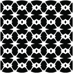 
 Seamless ethnic pattern color black and white.Can be used in fabric design for clothes, accessories; decorative paper, wrapping, background, wallpaper, Vector illustration.