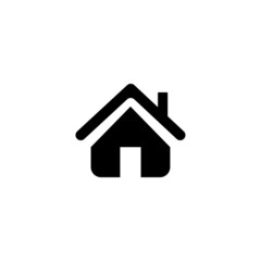 Fototapeta premium house icon or logo isolated sign symbol vector illustration - Collection of high quality black style vector icons 