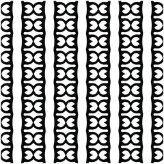  Seamless ethnic pattern color black and white.Can be used in fabric design for clothes, accessories; decorative paper, wrapping, background, wallpaper, Vector illustration.