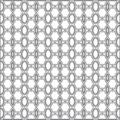 Naklejka premium Vector ethnic pattern with symmetrical elements . Repeating geometric tiles from striped elements.Monochrome texture.Black and white pattern for wallpapers and backgrounds.