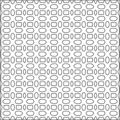 Vector ethnic pattern with symmetrical elements . Repeating geometric tiles from striped elements.Monochrome texture.Black and white pattern for wallpapers and backgrounds.