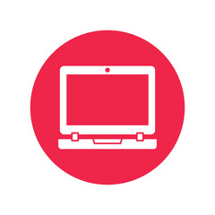 Laptop Vector icon which is suitable for commercial work and easily modify or edit it

