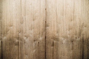 Brown or gray texture of old wood. Abstract background, blank template. Rustic plywood background.